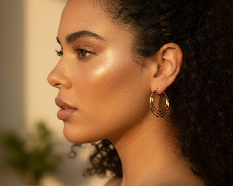 Créoles Elyra dorées