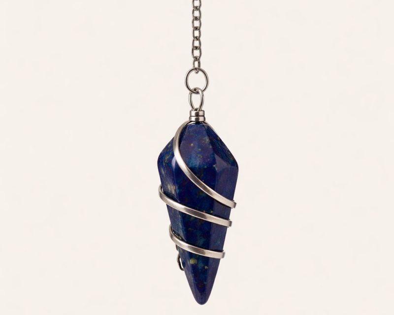 Pendule "Spirale"Lapis-Lazuli