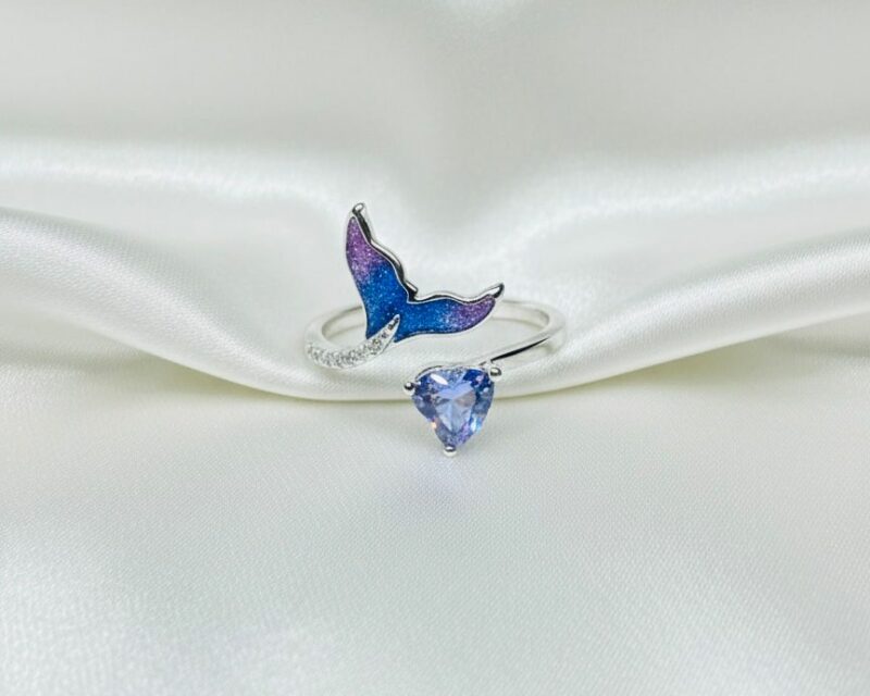 Bague Sirène en Argent 925 | Taille Réglable & Ajustable