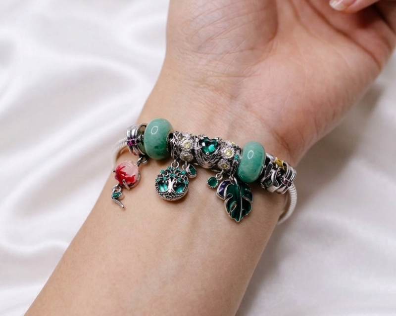 Bracelet Elyra "Aura de fôret"