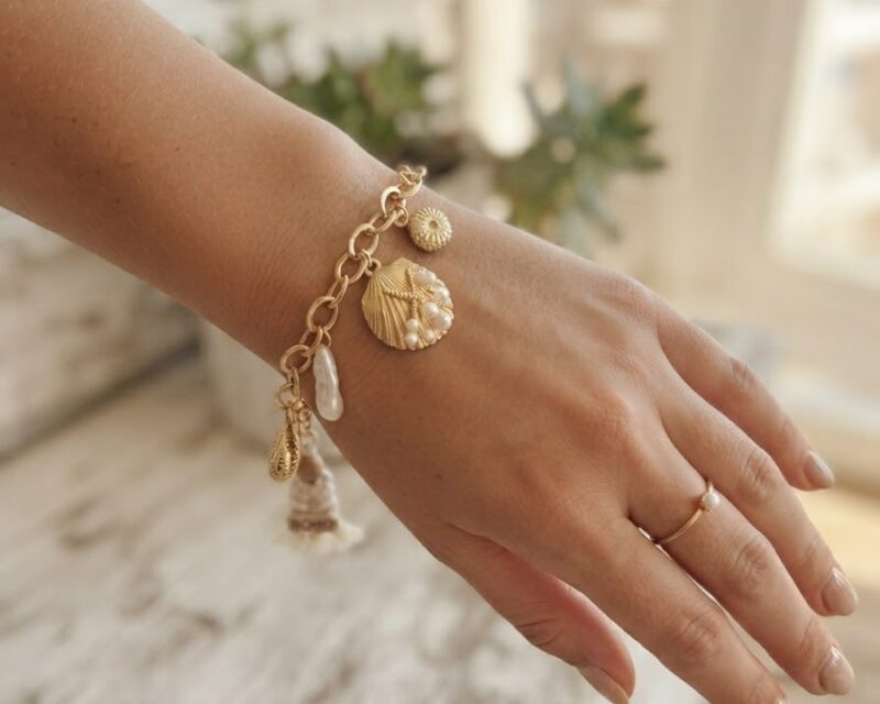 Bracelet Boho Multi-Breloques – Acier Inoxydable Plaqué Or